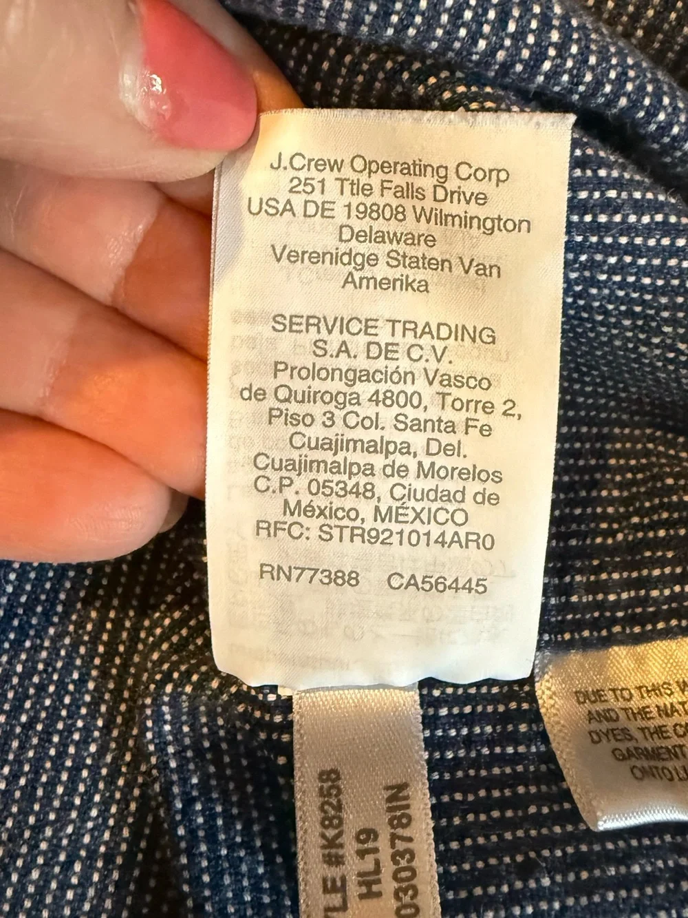 J. Crew Washed Blue Casual Button-Down Shirt